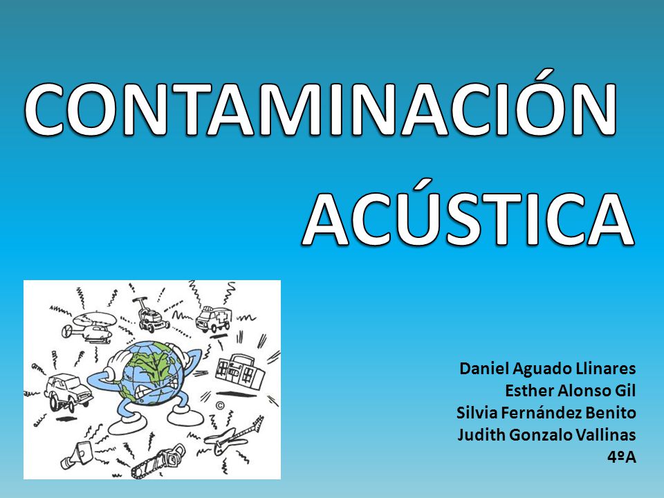 Contaminacion acustica para ninos